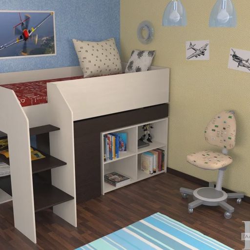 Кровать-чердак «Теремок-2»